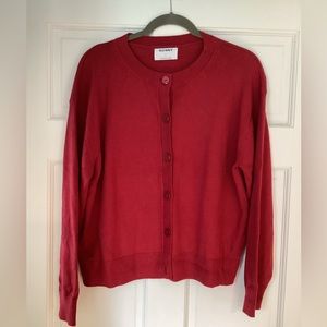 Old navy red cardigan size large